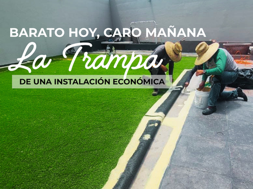 Lo barato sale caro: ¿vale la pena ahorrar en la instalación de pasto sintético? Lo barato sale caro: ¿vale la pena ahorrar en la instalación de pasto sintético?